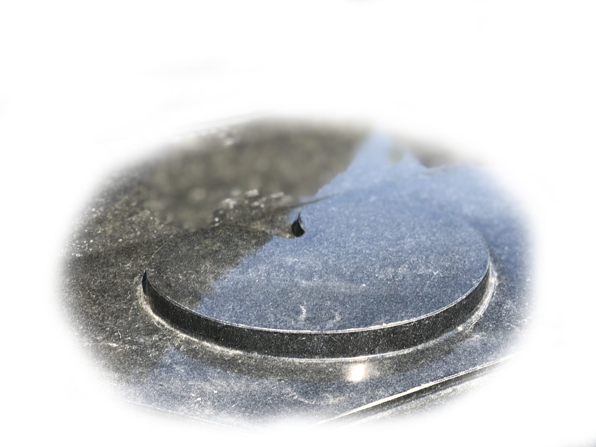 Grafsteen Zwart graniet 107