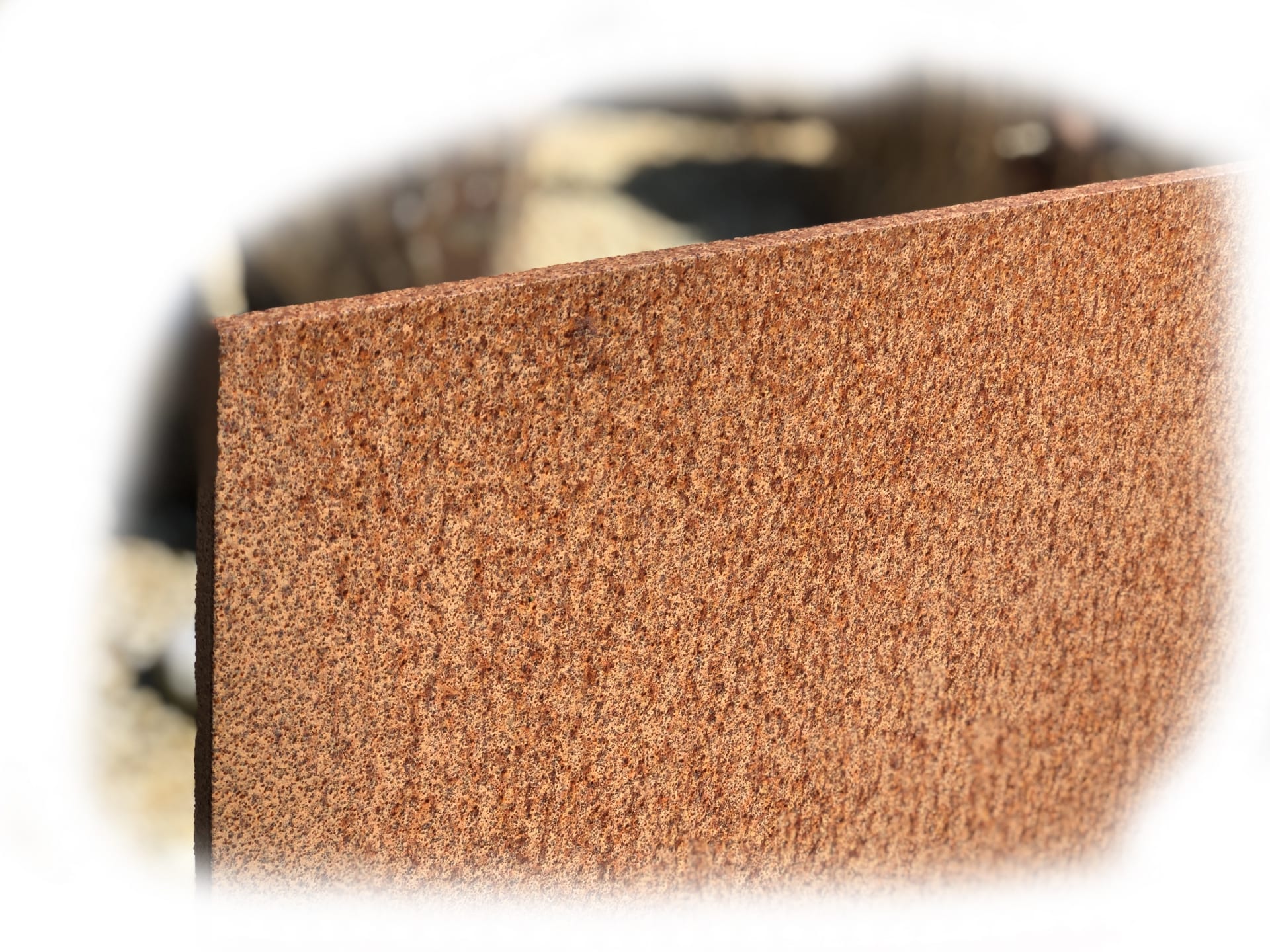 Grafsteen Himalaya met cortenstaal 106