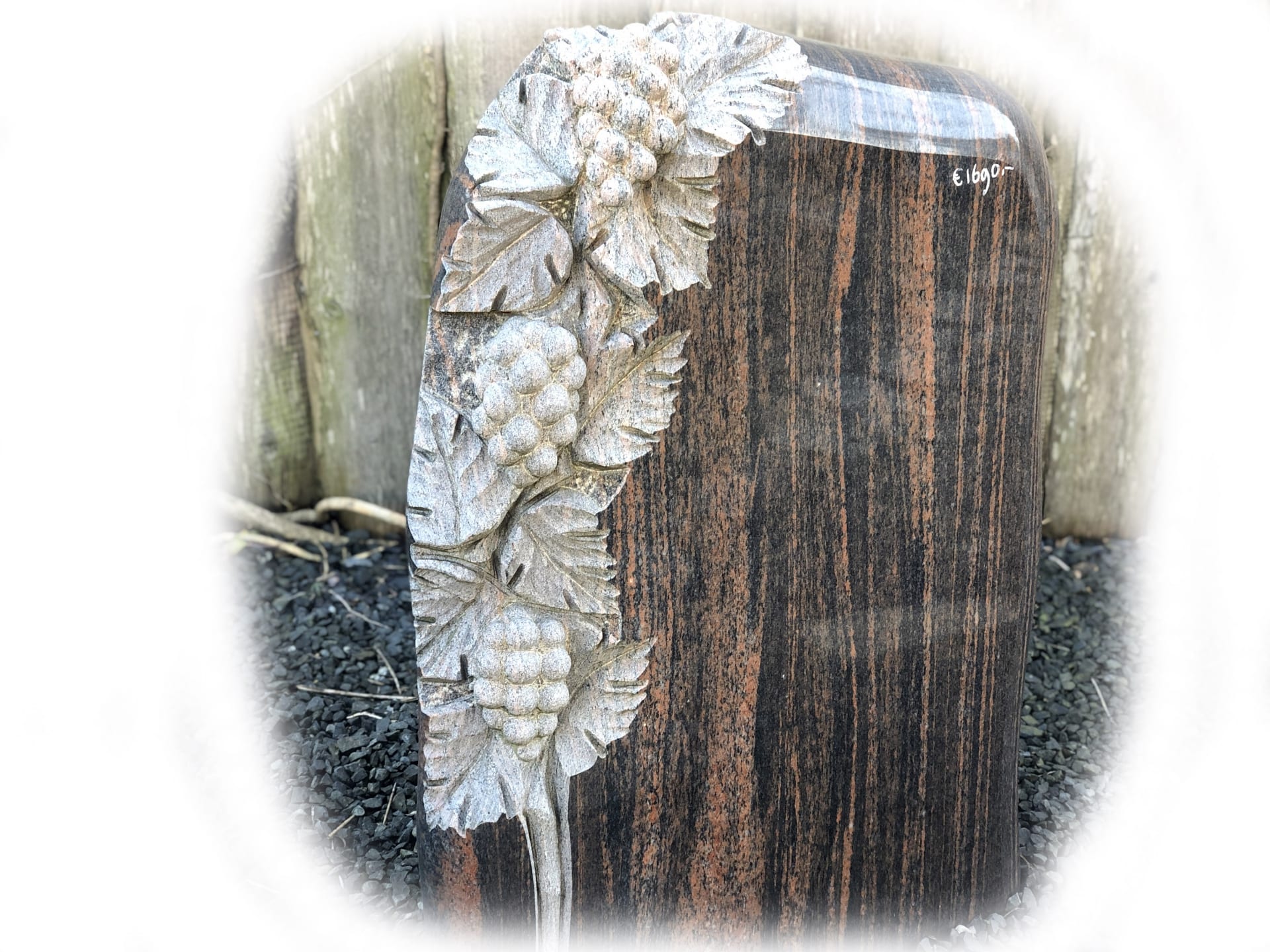 Grafsteen Halmstad Graniet 56