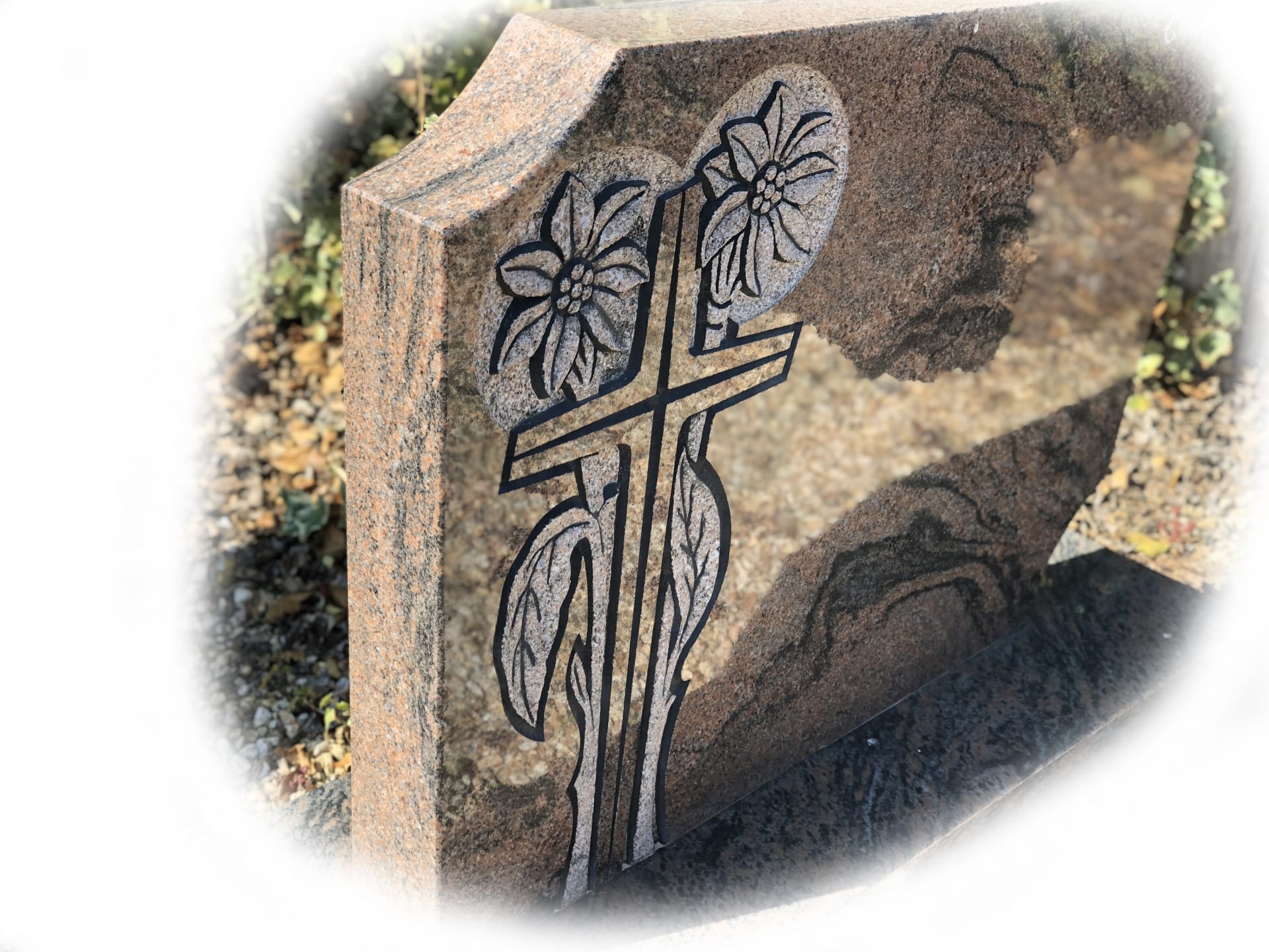 Grafsteen Halmstad graniet 21