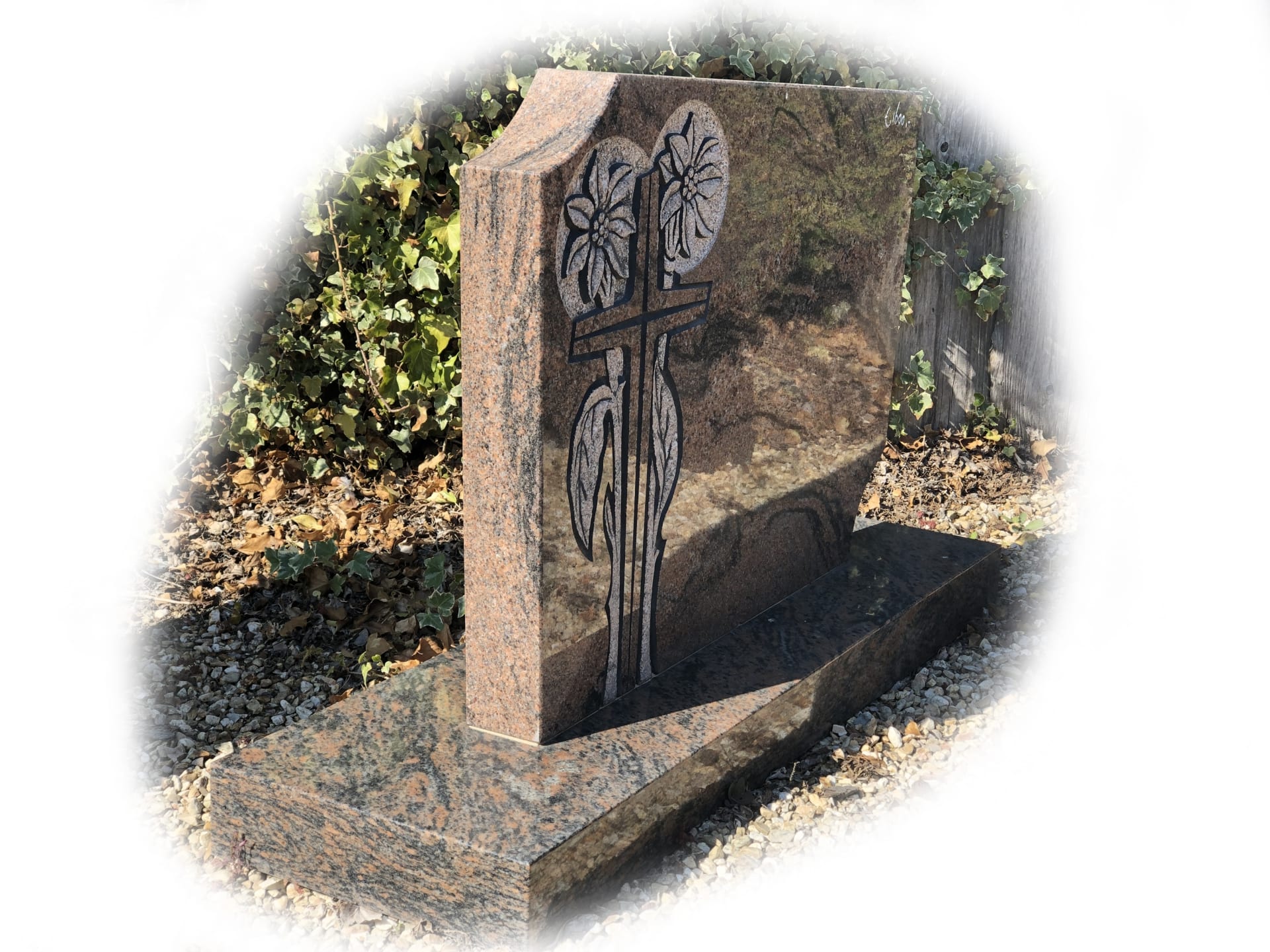 Grafsteen Halmstad graniet 21