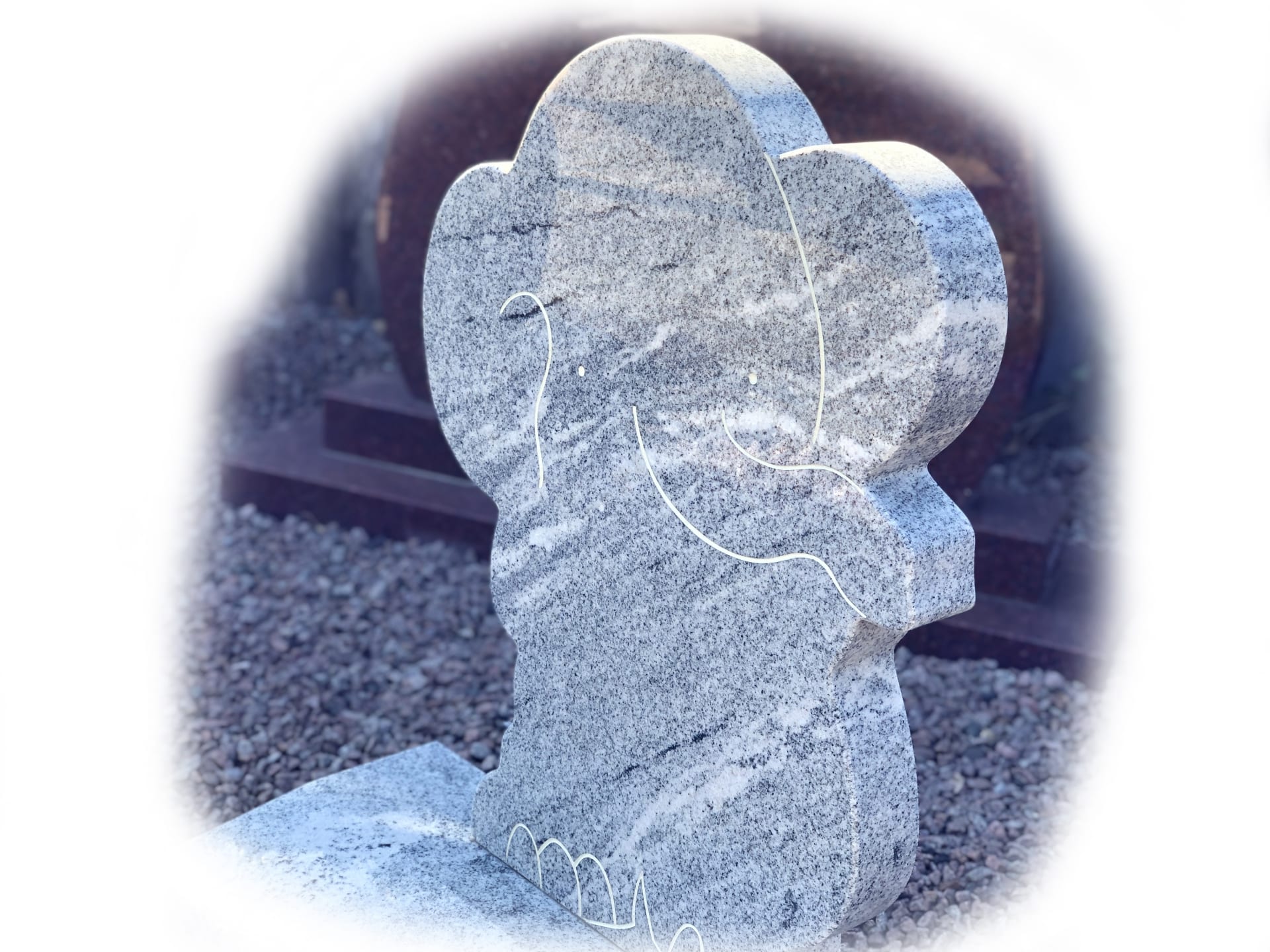 Grafsteen Viscount White graniet 82