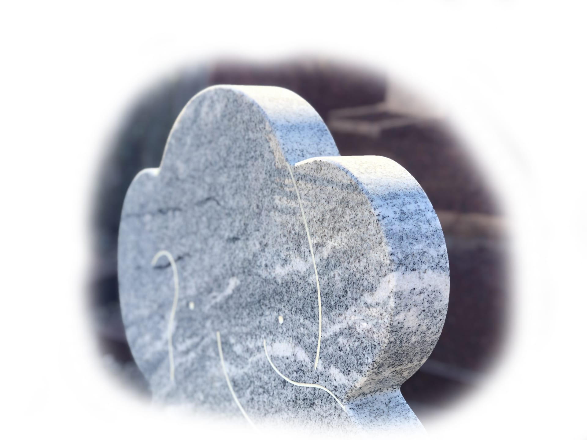 Grafsteen Viscount White graniet 82