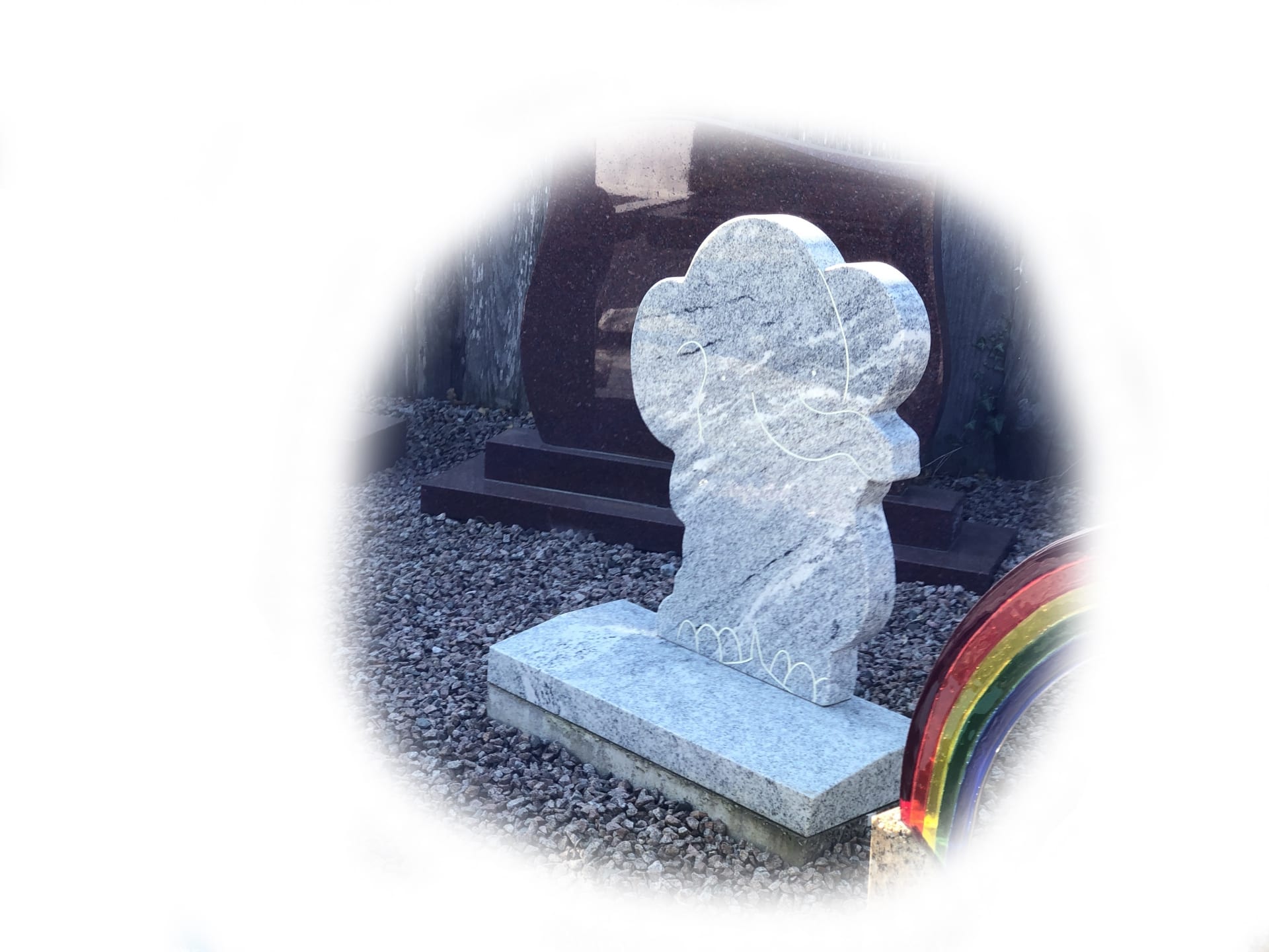 Grafsteen Viscount White graniet 82