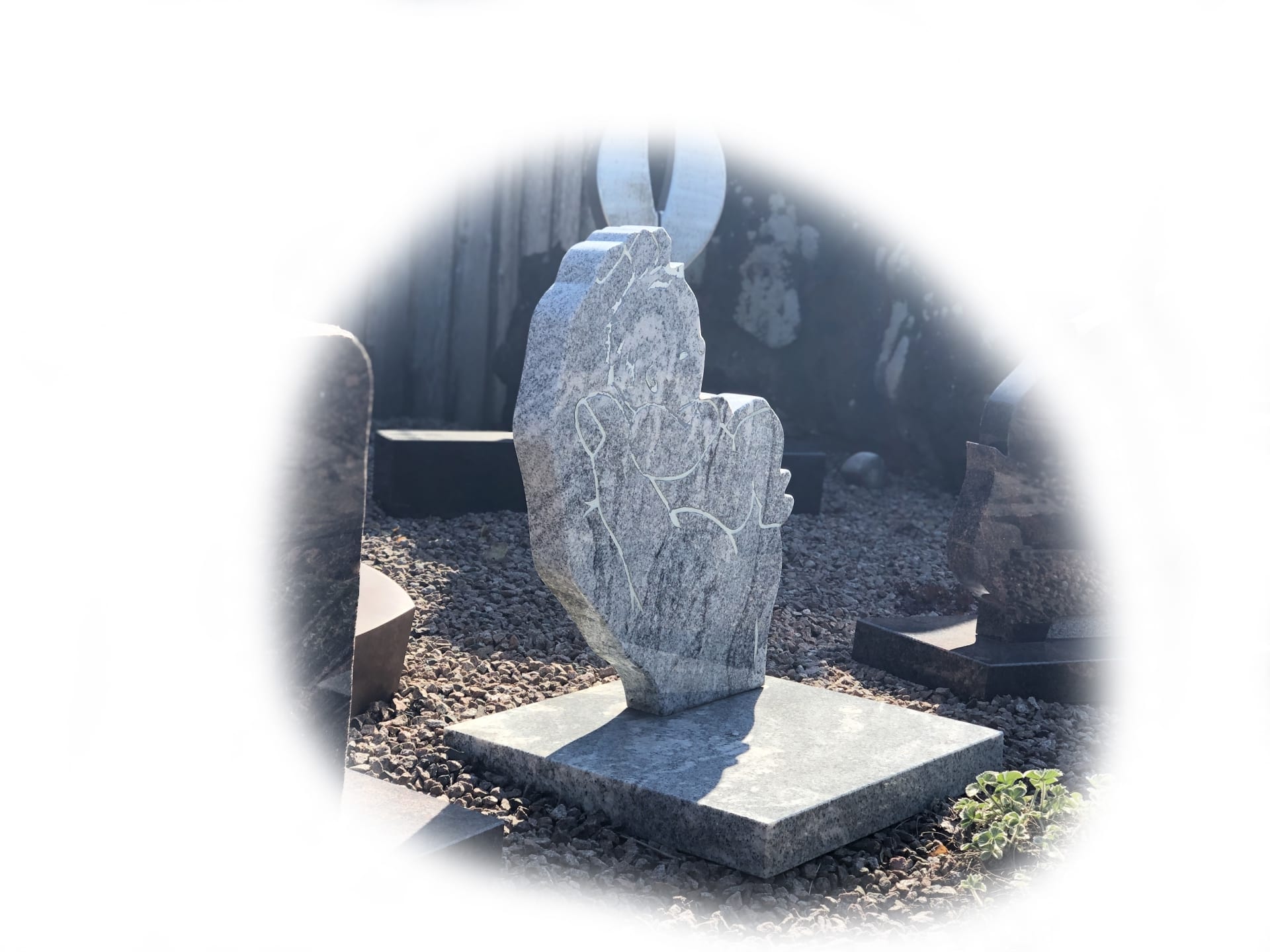 Grafsteen Viscount White graniet 88