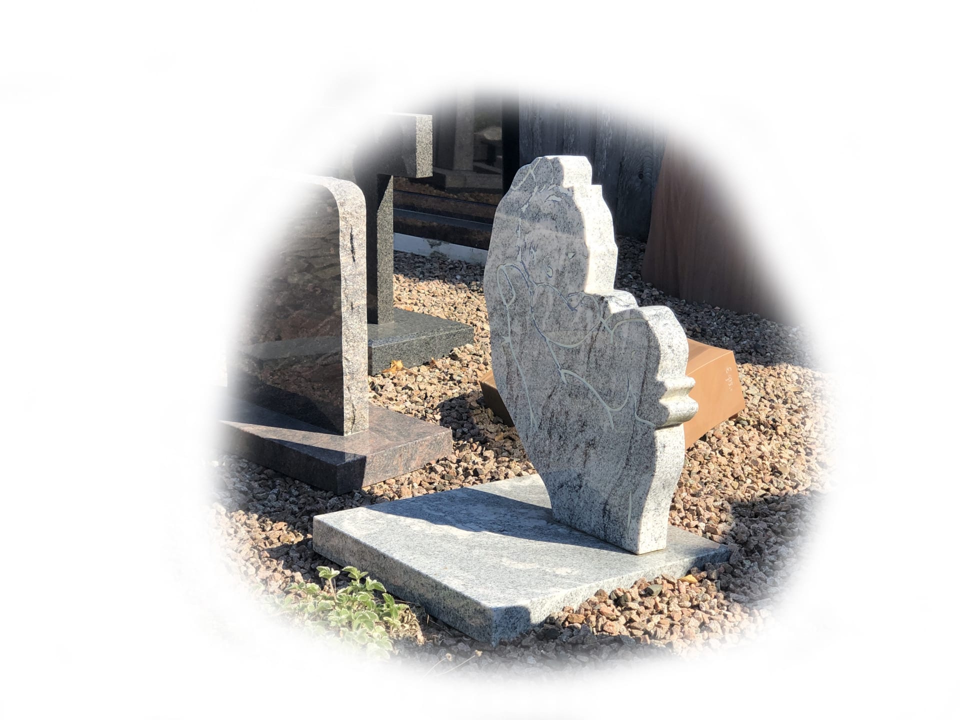 Grafsteen Viscount White graniet 88