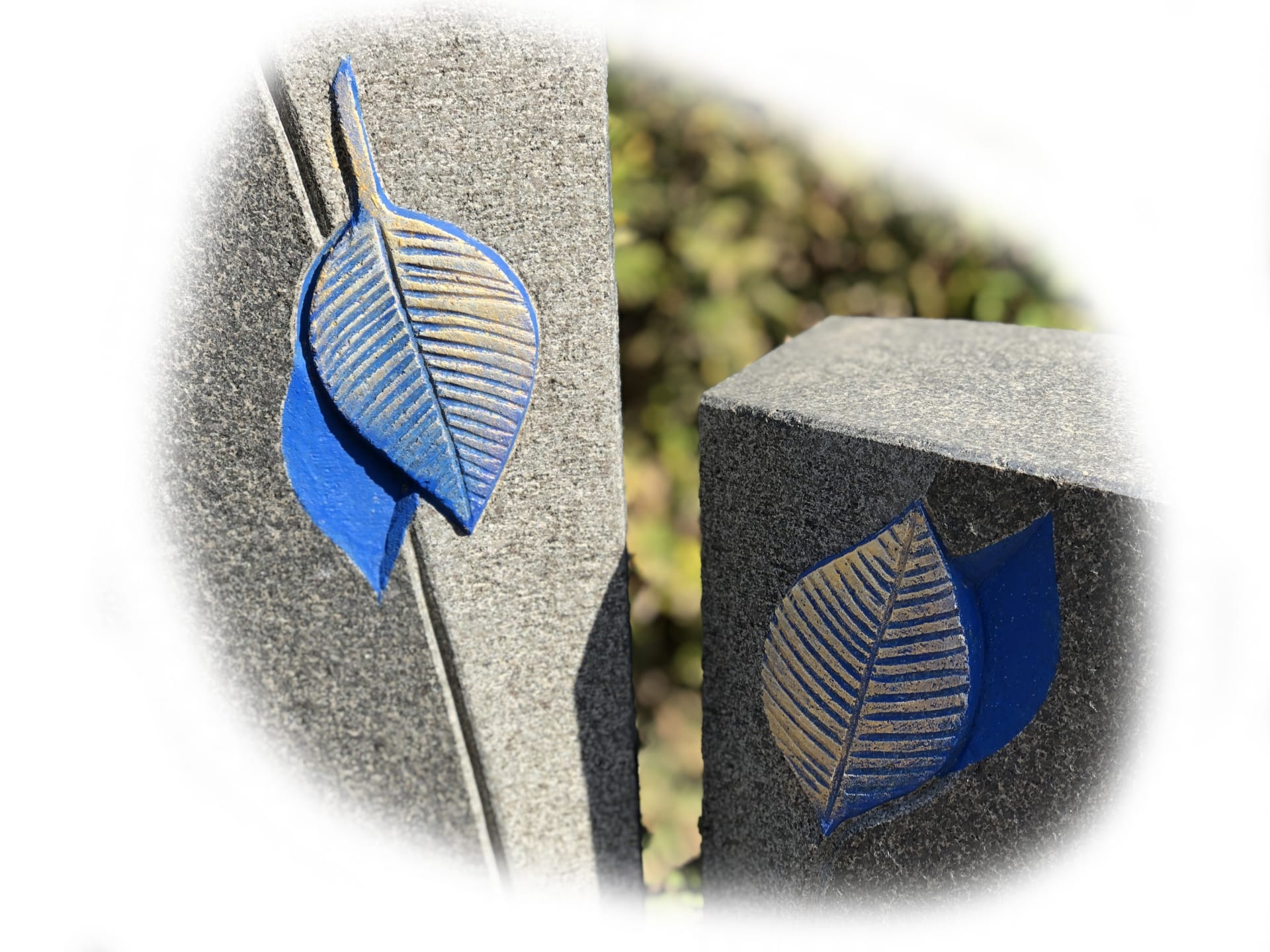 Grafsteen Zwart graniet 3