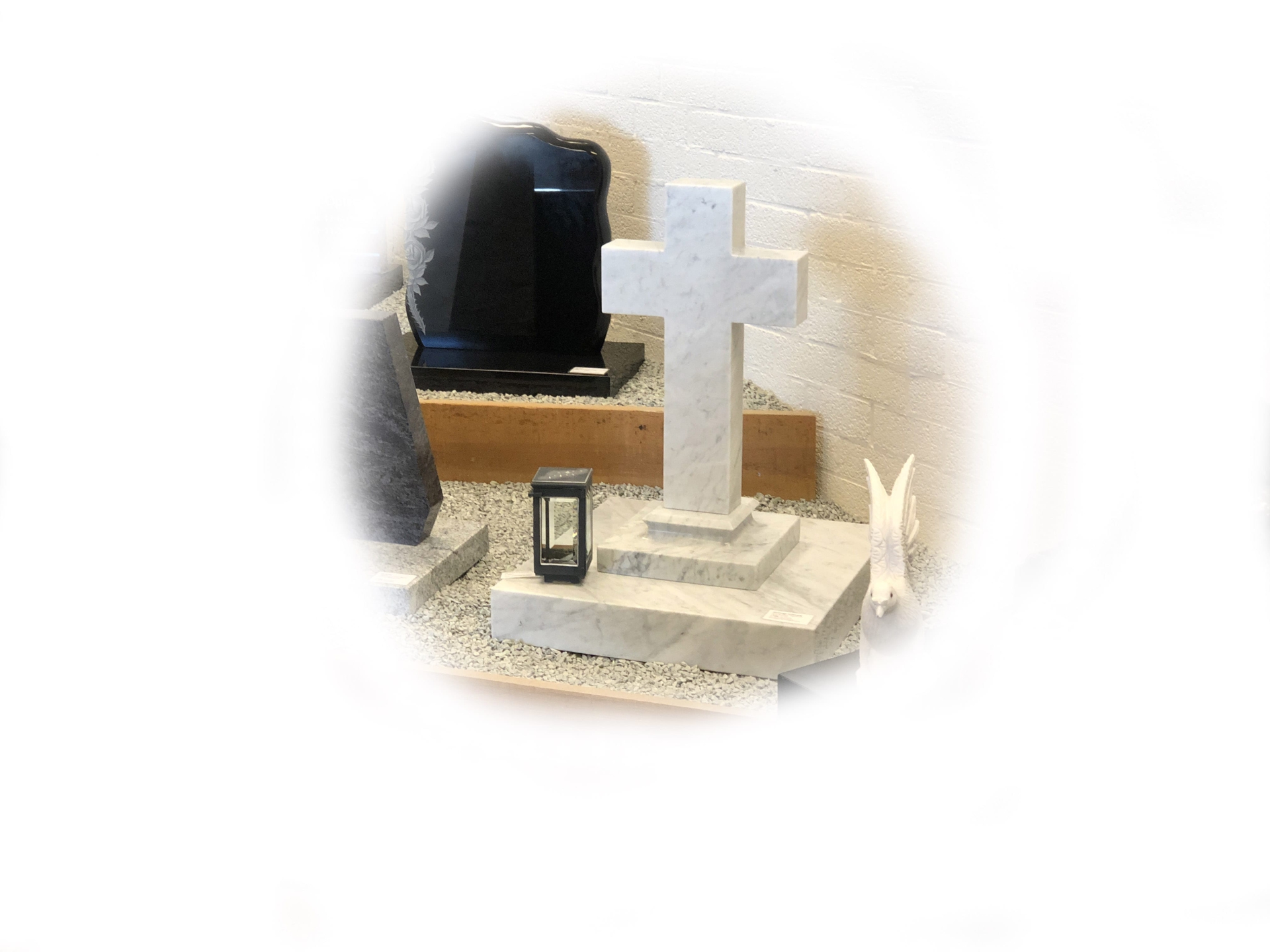 Grafsteen Carrara Marmer 33