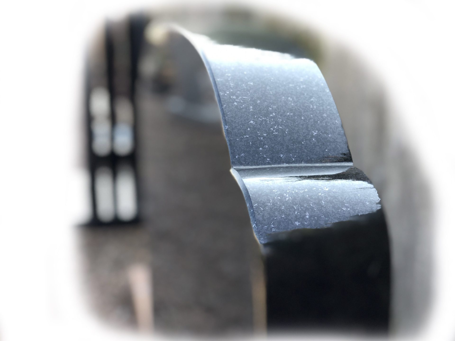 Grafsteen zwart en aurora graniet 106